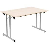 Table rabattable Sodematub Érable Acier 120 x 80 x 74 mm