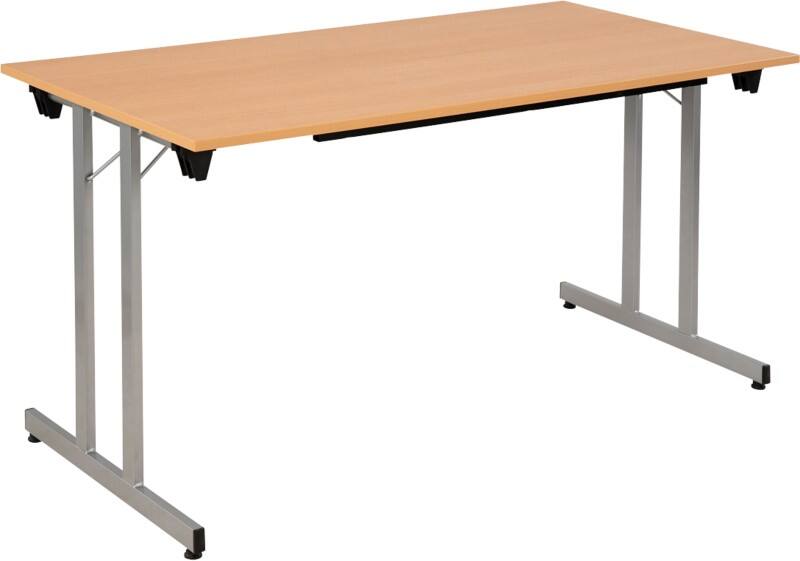 Table rabattable Sodematub Hêtre Acier 140 x 70 x 74 mm