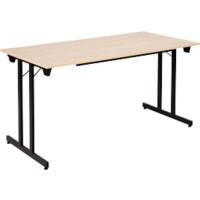 Table rabattable Sodematub Érable Acier 140 x 70 x 74 mm