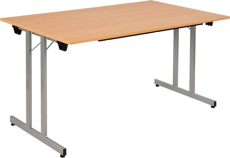 Table rabattable Sodematub Hêtre Acier 140 x 80 x 74 mm
