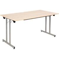 Table rabattable Sodematub Érable Acier 140 x 80 x 74 mm