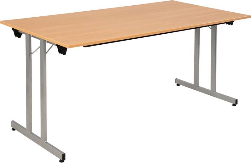 Sodematub Fliptop tafel Beuken Staal 160 x 80 x 74 mm