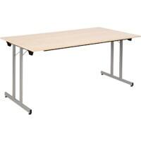 Table rabattable Sodematub Érable Acier 160 x 80 x 74 mm
