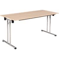 Sodematub Fliptop tafel Grijs Staal 160 x 70 x 74 mm