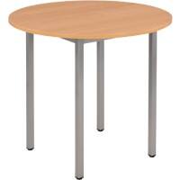 Table ronde Sodematub Hêtre Acier 800 x 600 x 740 mm