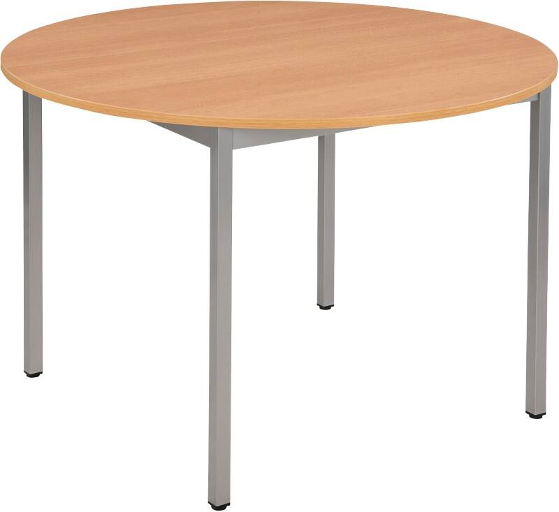 Table ronde Sodematub Hêtre Acier 1100 x 600 x 740 mm