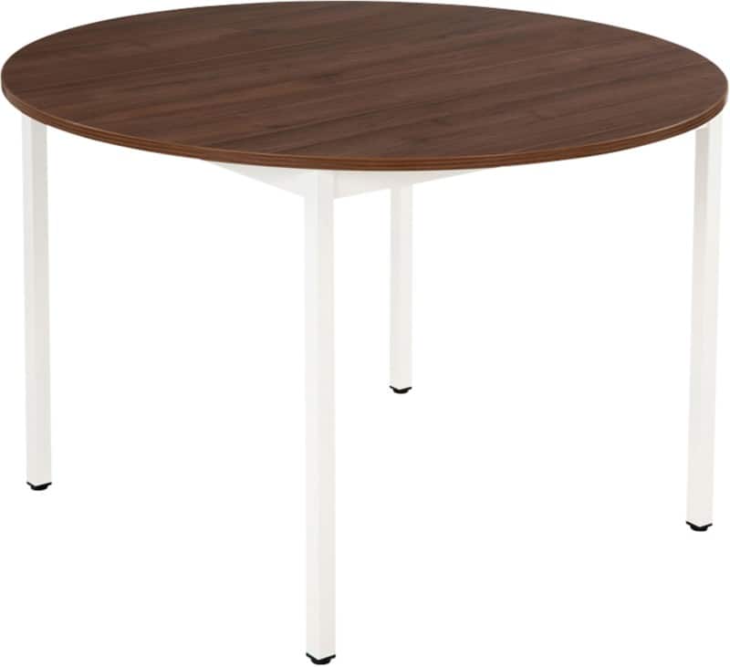 Table ronde Sodematub Noyer Acier 1100 x 600 x 740 mm