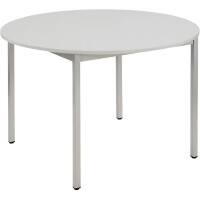 Table ronde Sodematub Gris Acier 1100 x 600 x 740 mm