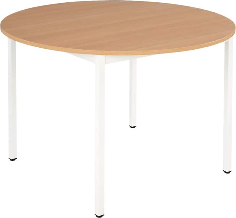 Table ronde Sodematub Chêne Acier 1100 x 600 x 740 mm