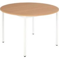 Table ronde Sodematub Chêne Acier 1100 x 600 x 740 mm