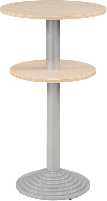 Table Sodematub Fonte 2 Érable Acier 600 x 600 x 1100 mm