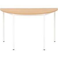 Table Sodematub Chêne Acier 1200 x 600 x 740 mm