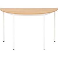 Table Sodematub Chêne Acier 1400 x 600 x 740 mm