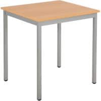 Table Sodematub Hêtre Acier 700 x 600 x 740 mm