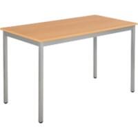 Table Sodematub Hêtre Acier 1200 x 600 x 740 mm