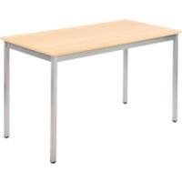 Table Sodematub Chêne Acier 1200 x 600 x 740 mm