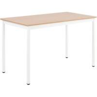 Table Sodematub Chêne Acier 1200 x 600 x 740 mm