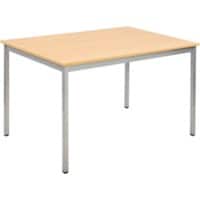 Table Sodematub Chêne Acier 1200 x 600 x 740 mm