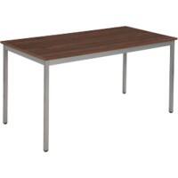 Table Sodematub Noyer Acier 1400 x 700 x 740 mm