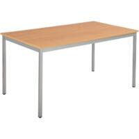 Table Sodematub Hêtre Acier 1400 x 800 x 740 mm