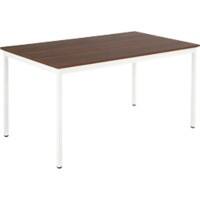 Table Sodematub Noyer Acier 1400 x 800 x 740 mm