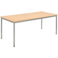 Table Sodematub Chêne Acier 1800 x 800 x 740 mm