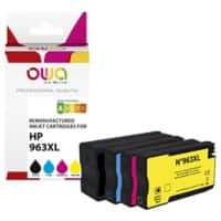 Toner OWA Compatible HP 963XL K10542OW Cyan, jaune, magenta, noir