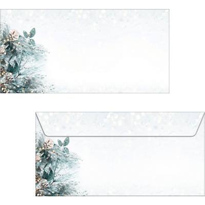 Enveloppes Sigel Eucalyptus Magic Blanc, vert 22 x 25 x 11,1 cm 50 unités