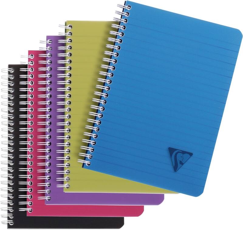 Cahier Clairefontaine Spécial Ligné Reliure à double fil PP (Polypropylène) Couverture souple Assortiment
