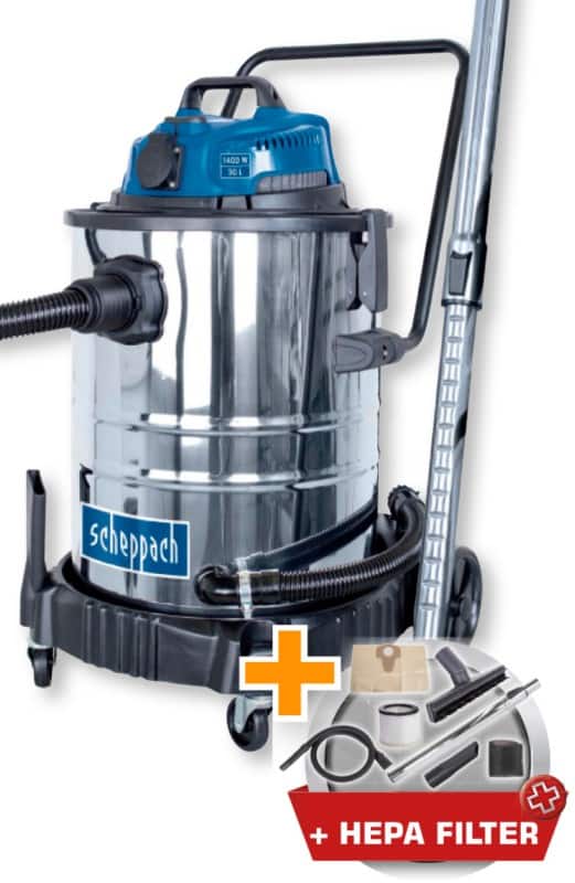 Aspirateur scheppach ASP50-ES Argenté