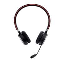 Jabra Evolve SE 65 Bedrade & draadloze Stereo Headset Ruisonderdrukking Bluetooth Over-Hoofd Zwart

