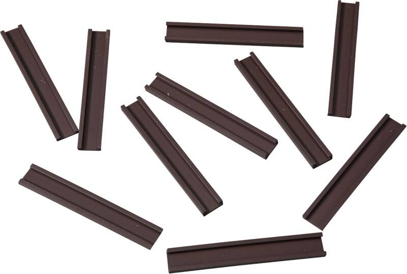 Porte-étiquette magnétique Ultradex Brun 6 x 0,95 cm 10 unités