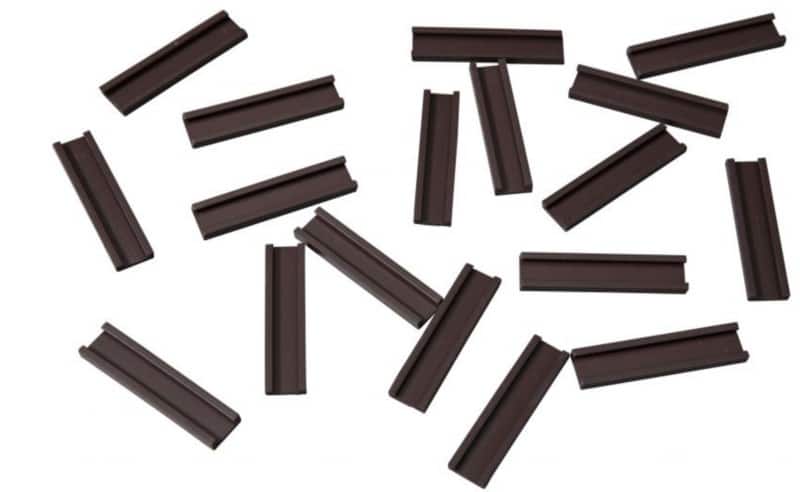 Porte-étiquette magnétique Ultradex Brun 7 x 2 cm 8 unités