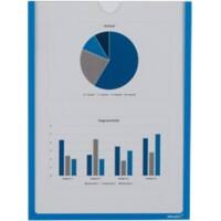 Cadre d’affichage Ultradex A4 Magnétique Bleu Plastique 920507 22,5 (L) x 30,2 (H) cm 5 Unités