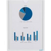 Cadre d'affichage Ultradex A4 Magnétique Blanc Plastique 920508 22,5 (L) x 30,2 (H) cm 5 Unités