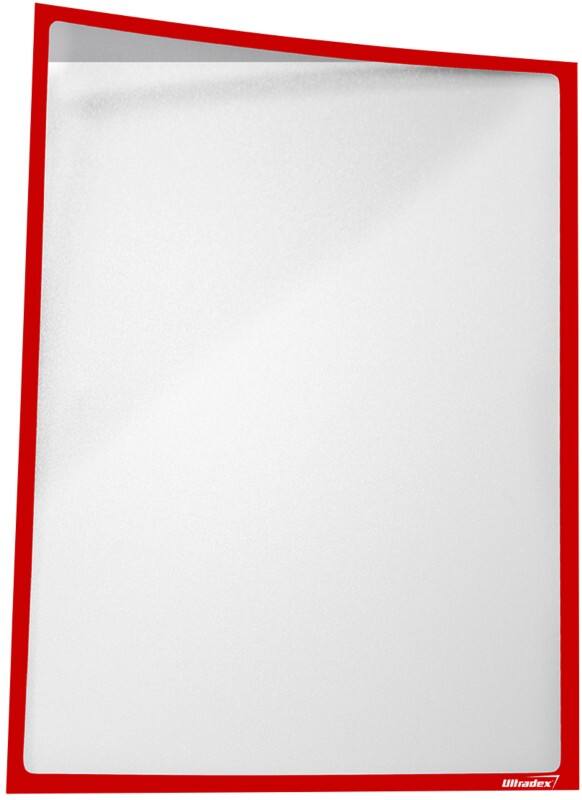 Ultradex A3 Displayframe Magnetisch Rood 889305 43,5 (B) x 31,2 (H) cm 5 Stuks