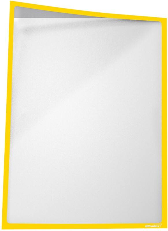 Ultradex A3 Displayframe Magnetisch Geel 889302 43,5 (B) x 31,2 (H) cm 5 Stuks
