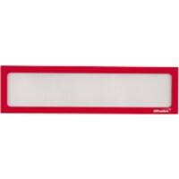 Cadre d’affichage Ultradex A4/A5 Magnétique Rouge Plastique 510405 6 (L) x 22,5 (H) cm 5 Unités