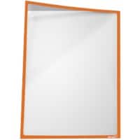 Cadre d’affichage Ultradex A3 Magnétique Orange pastel Plastique 889341 31,2 (L) x 43,5 (H) cm 5 Unités