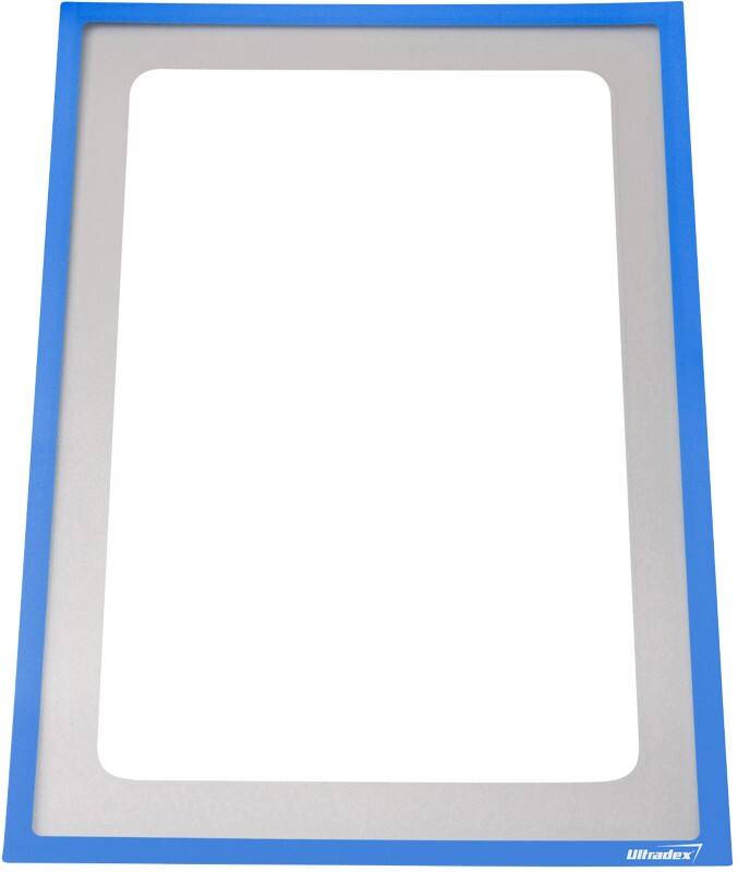 Ultradex A4 Displayframe Zelfklevend Blauw Klevend 879507 22,5 (B) x 31,2 (H) cm 5 Stuks
