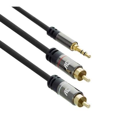 Câble audio ACT AC3607 Noir 5 m