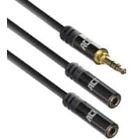 Splitter audio ACT AC3620 Noir 0,15 m