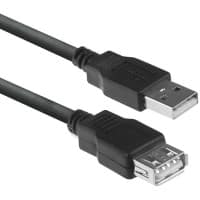 Câble USB ACT AC3043 Noir 3 m