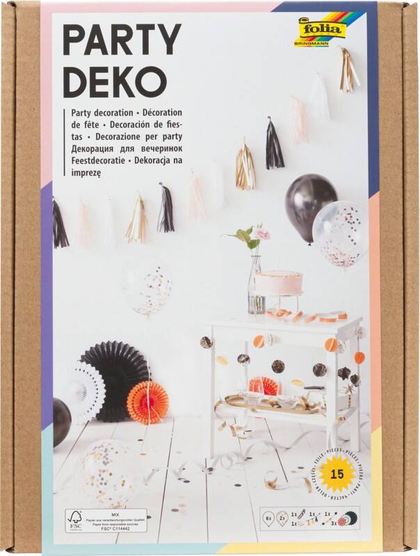 Kit décorations de fête Folia Adultes 15 pièces