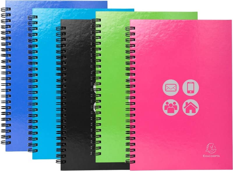 Carnet d’adresses Exacompta 18729E 16 x 22 cm 5 unités