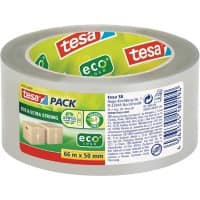 Ruban adhésif d'emballage tesa tesapack Eco & Ultra Strong Transparent 66 m x 50 mm PET (Polytéréphtalate d'éthylène)