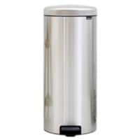 Brabantia RVS (Roestvrij staal) Pedaalemmer 30 L 29,3 (B) x 38 (D) x 67,9 (H) cm Zilver