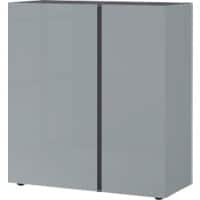 Meuble de rangement Germania 2526-587 Argenté, gris 94 x 43 x 103 cm