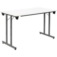 Table pliante Sodematub TPMU168 Blanc, gris 1 200 x 600 x 740 mm