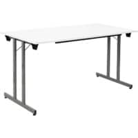 Table pliante Sodematub TPMU147 Blanc, gris 1 400 x 700 x 740 mm